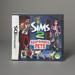 The Sims 2 Apartment Pets Nintendo DS Complete In Box CIB Manual TESTED WORKING